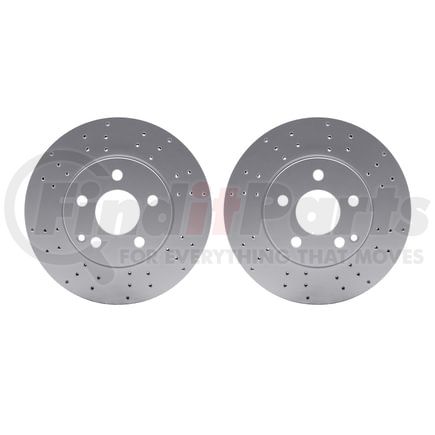 Dynamic Friction Company 4002-63036 Brake Rotors - GEOSPEC Coated