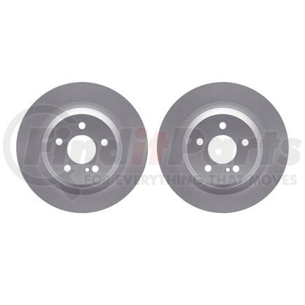 Dynamic Friction Company 4002-63044 Brake Rotors - GEOSPEC Coated