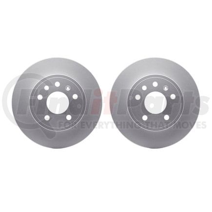 Dynamic Friction Company 4002-65001 Brake Rotors - GEOSPEC Coated