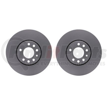 Dynamic Friction Company 4002-65007 Brake Rotors - GEOSPEC Coated