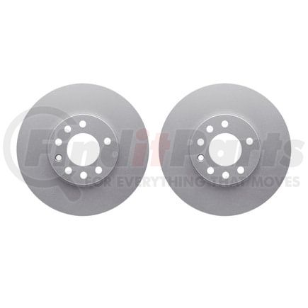 Dynamic Friction Company 4002-65002 Brake Rotors - GEOSPEC Coated