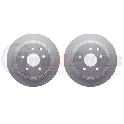Dynamic Friction Company 4002-67012 Brake Rotors - GEOSPEC Coated