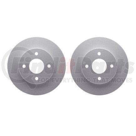 Dynamic Friction Company 4002-67015 Brake Rotors - GEOSPEC Coated