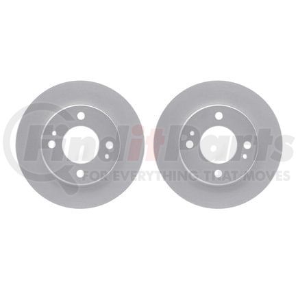 Dynamic Friction Company 4002-72019 Brake Rotors - GEOSPEC Coated