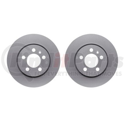Dynamic Friction Company 4002-74010 Brake Rotors - GEOSPEC Coated