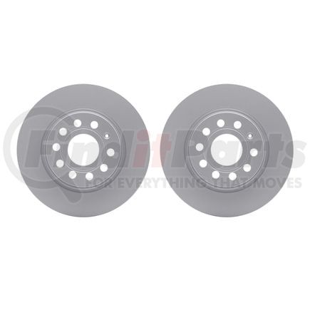 Dynamic Friction Company 4002-74018 Brake Rotors - GEOSPEC Coated