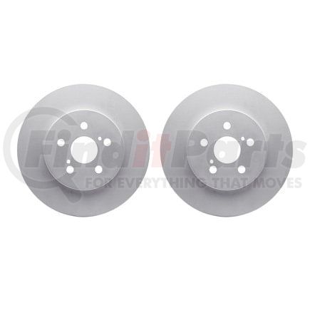 Dynamic Friction Company 4002-75010 Brake Rotors - GEOSPEC Coated
