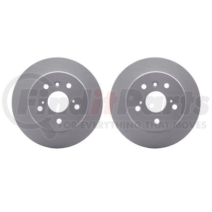Dynamic Friction Company 4002-76002 Brake Rotors - GEOSPEC Coated