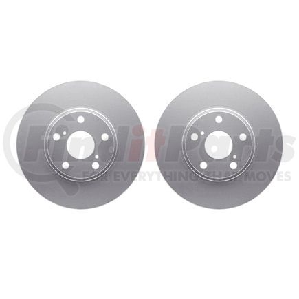 Dynamic Friction Company 4002-76004 Brake Rotors - GEOSPEC Coated
