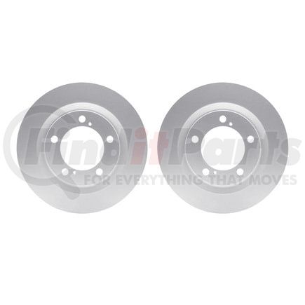 Dynamic Friction Company 4002-76052 Brake Rotors - GEOSPEC Coated