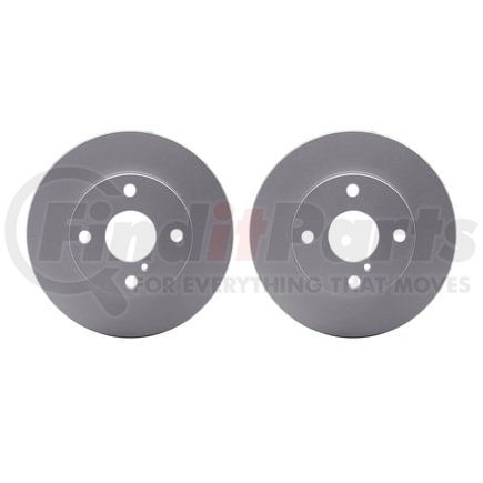 Dynamic Friction Company 4002-80002 Brake Rotors - GEOSPEC Coated