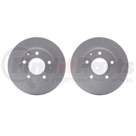 Dynamic Friction Company 4002-80004 Brake Rotors - GEOSPEC Coated