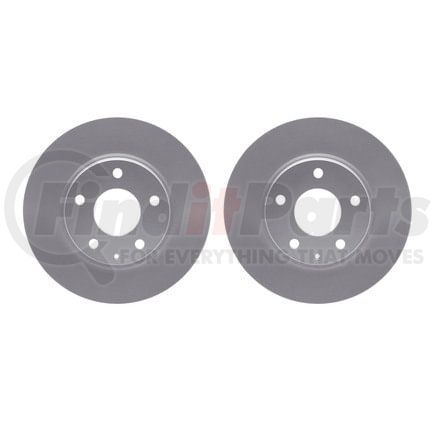 Dynamic Friction Company 4002-80025 Brake Rotors - GEOSPEC Coated