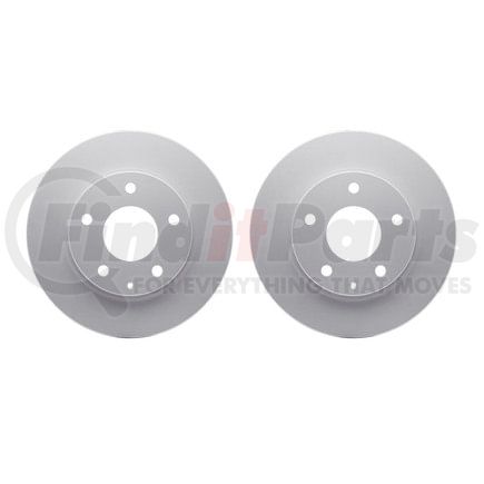 Dynamic Friction Company 4002-80021 Brake Rotors - GEOSPEC Coated