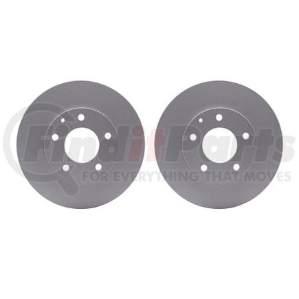 Dynamic Friction Company 4002-80026 Brake Rotors - GEOSPEC Coated