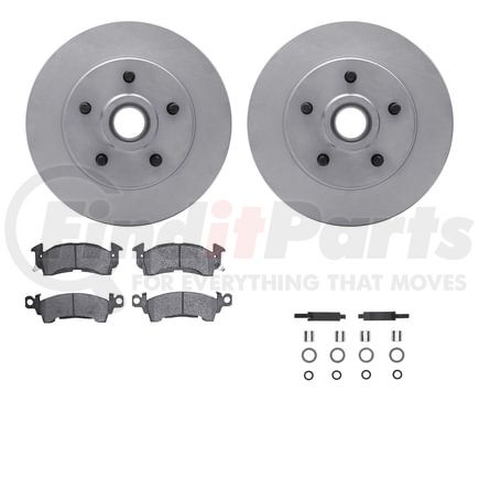 Dynamic Friction Company 4212-47109 GEOSPEC Coated Rotor- HD Brake Pad - Hardware