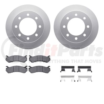Dynamic Friction Company 4212-48008 GEOSPEC Coated Rotor- HD Brake Pad - Hardware
