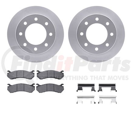 Dynamic Friction Company 4212-48006 GEOSPEC Coated Rotor- HD Brake Pad - Hardware