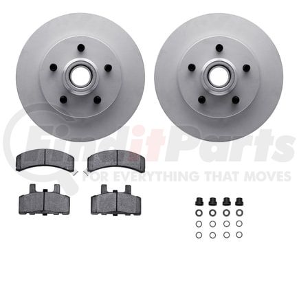 Dynamic Friction Company 4212-48092 GEOSPEC Coated Rotor- HD Brake Pad - Hardware