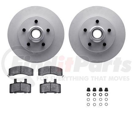 Dynamic Friction Company 4212-48094 GEOSPEC Coated Rotor- HD Brake Pad - Hardware