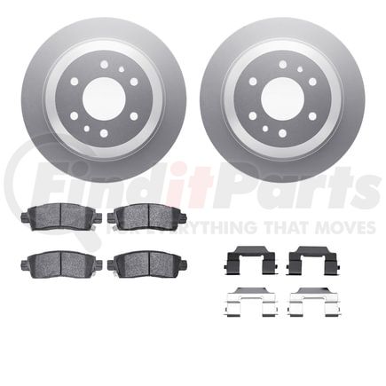 Dynamic Friction Company 4212-48121 GEOSPEC Coated Rotor- HD Brake Pad - Hardware