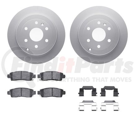 Dynamic Friction Company 4212-48136 GEOSPEC Coated Rotor- HD Brake Pad - Hardware