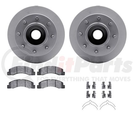 Dynamic Friction Company 4212-99138 GEOSPEC Coated Rotor- HD Brake Pad - Hardware