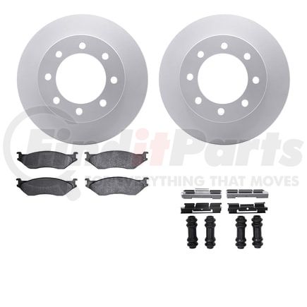 Dynamic Friction Company 4212-99154 GEOSPEC Coated Rotor- HD Brake Pad - Hardware