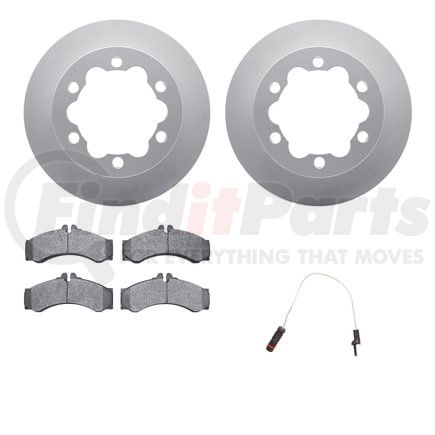 Dynamic Friction Company 4232-40001 GEOSPEC Coated Rotor- HD Brake Pad - Sensor