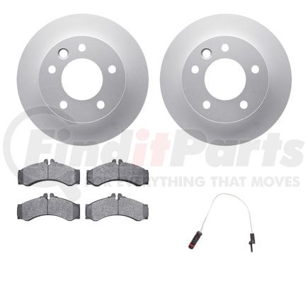 Dynamic Friction Company 4232-40003 GEOSPEC Coated Rotor- HD Brake Pad - Sensor