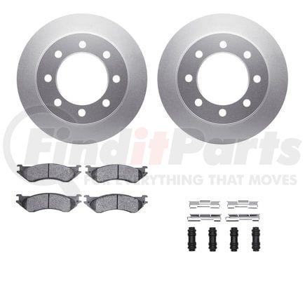 Dynamic Friction Company 4412-40014 GEOSPEC Coated Rotor- HD Brake Pad - Hardware