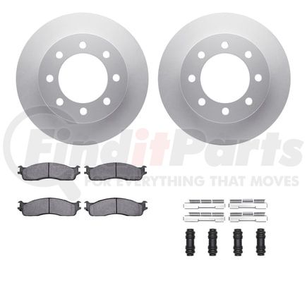 Dynamic Friction Company 4412-40013 GEOSPEC Coated Rotor- HD Brake Pad - Hardware