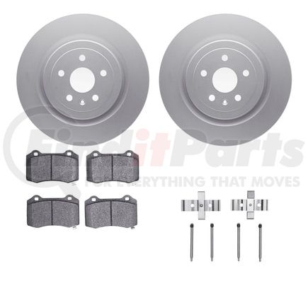 Dynamic Friction Company 4412-47003 GEOSPEC Coated Rotor- HD Brake Pad - Hardware