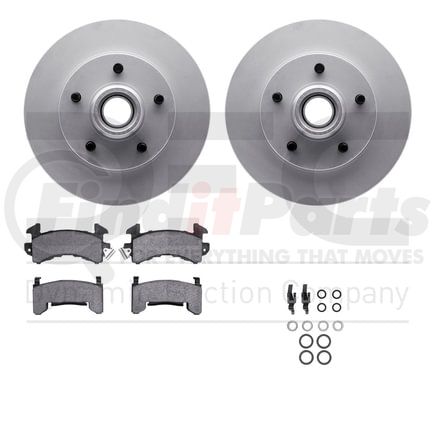 Dynamic Friction Company 4412-47005 GEOSPEC Coated Rotor- HD Brake Pad - Hardware