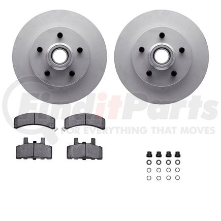 Dynamic Friction Company 4412-48007 GEOSPEC Coated Rotor- HD Brake Pad - Hardware