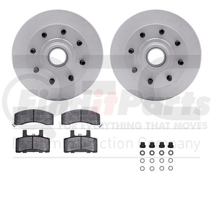 Dynamic Friction Company 4412-48009 GEOSPEC Coated Rotor- HD Brake Pad - Hardware