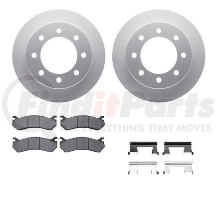 Dynamic Friction Company 4412-48017 GEOSPEC Coated Rotor- HD Brake Pad - Hardware