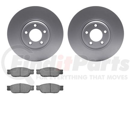 Dynamic Friction Company 4502-20056 GEOSPEC Rotors with 5000 Brake Pads