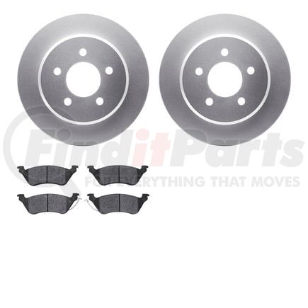 Dynamic Friction Company 4502-40118 GEOSPEC Rotors with 5000 Brake Pads