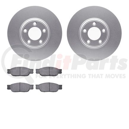 Dynamic Friction Company 4502-99005 GEOSPEC Rotors with 5000 Brake Pads