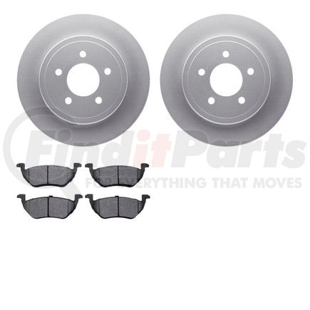 Dynamic Friction Company 4502-99155 GEOSPEC Rotors with 5000 Brake Pads
