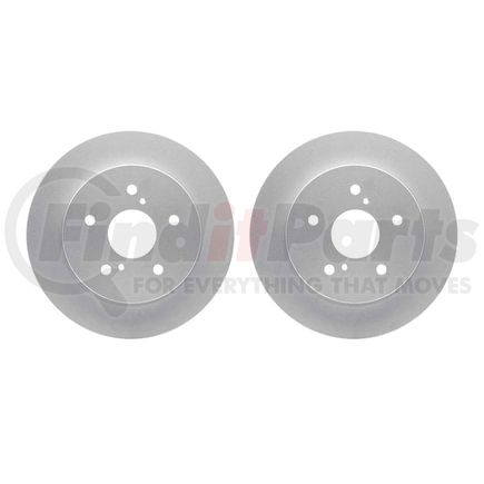 Dynamic Friction Company 4002-01002 Brake Rotors - GEOSPEC Coated