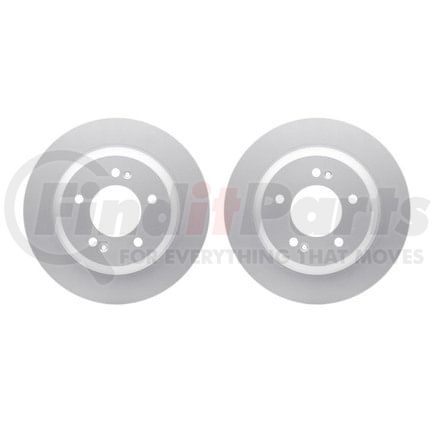 Dynamic Friction Company 4002-21007 Brake Rotors - GEOSPEC Coated