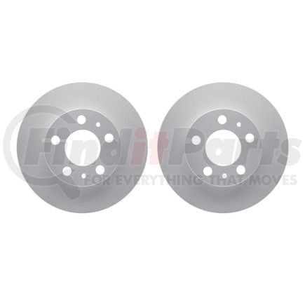 Dynamic Friction Company 4002-27001 Brake Rotors - GEOSPEC Coated
