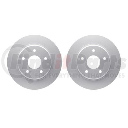 Dynamic Friction Company 4002-40048 Brake Rotors - GEOSPEC Coated