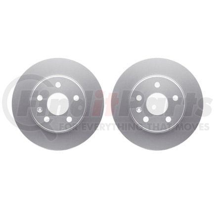 Dynamic Friction Company 4002-45007 Brake Rotors - GEOSPEC Coated
