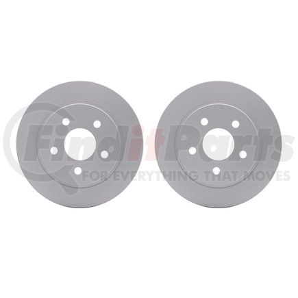Dynamic Friction Company 4002-47007 Brake Rotors - GEOSPEC Coated