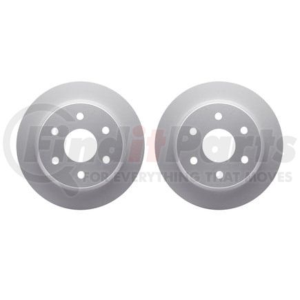 Dynamic Friction Company 4002-48018 Brake Rotors - GEOSPEC Coated