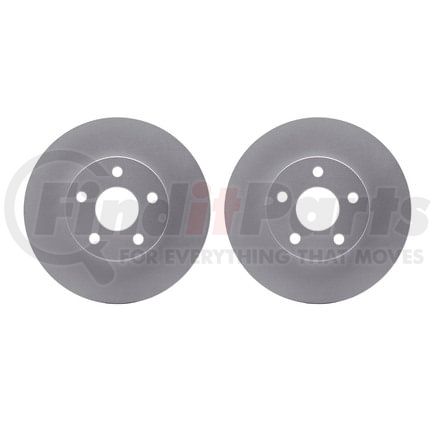 Dynamic Friction Company 4002-52000 Brake Rotors - GEOSPEC Coated