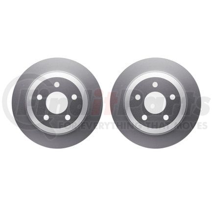 Dynamic Friction Company 4002-52004 Brake Rotors - GEOSPEC Coated